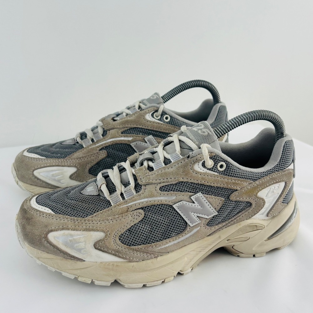 New Balance 725 V1 Shadow Grey Suede Mesh Lifestyle Running Sneakers 8W 6.5M